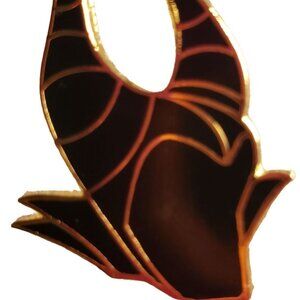 Disney Maleficent Trading Pin Villain Silhouette Sleeping Beauty Lapel Pin